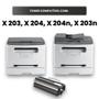 Imagem de kit 02 cartucho de Toner X203 X203A11G compatível para impressora lexmark X204n 2.5k