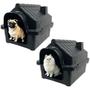 Imagem de Kit 02 Casinha Pet N1 Cachorros Cães Casa Plástico Resistente