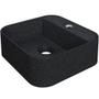 Imagem de Kit 02 Cubas de Apoio Quadrada Para Banheiro Lavabo C01 QA31W Preto Granit - Lyam
