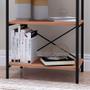 Imagem de Kit 02 Estantes Livreiro Baixa Multiuso Padova 60cm 4 Prateleiras Demolição - Desk Design
