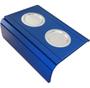 Imagem de Kit 02 Esteira Decorativa Laqueada Sofá Alumínio Azul Bic