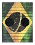 Imagem de Kit 02 Esteiras para Braço Sofá com Porta Copos Bandeira Brasil ET017