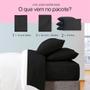 Imagem de KIT 02 Jogo Lençol Roupa Cama Casal Queen 4 Peças Liso DECORACAO QUARTO