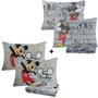 Imagem de Kit 02 Jogos De Lençol Casal Disney 3 Peças Infantil Mickey E Minnie Portallar