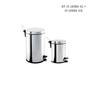 Imagem de Kit 02 Lixeiras com pedal Inox Brinox 12L + 03L 3040/498