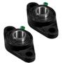 Imagem de Kit 02 Mancal Flange Com Rolamento 20Mm - Ucfl204 Fl204