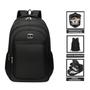 Imagem de Kit 02 Mochilas Escolar Bolsa Resistente Masculino Feminino Multifuncional Oferta