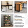 Imagem de Kit 02 Nichos Industrial p/ Livros e Home Office 100% Mdf