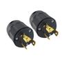 Imagem de Kit 02 Plug Tomada 3 Pinos Gerador Diesel 2500 á 6500 - 1336