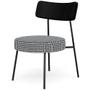Imagem de Kit 02 Poltronas Decorativa Sala De Estar Fixa Londres L02 material sintético Preto Pied Poule - Lyam Decor