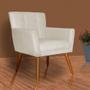 Imagem de Kit 02 Poltronas Decorativas Onix Suede Bege - SA Móveis