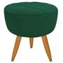 Imagem de Kit 02 Poltronas + Puff Maitê Suede Verde para recepção - 2M Decor