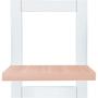 Imagem de Kit 02 Prateleiras de Parede Nicho Quadro Decorativo Évora em MDF - Branca e Jade