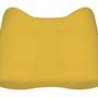 Imagem de Kit 02 Puff Decorativo Leticia Suede Amarelo Pés Palito