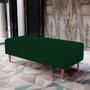 Imagem de Kit 02 Puffs Decorativos Sala de Estar Bali W01 Pés Palito 120x50 cm Suede Verde Musgo - Lyam Decor