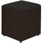 Imagem de Kit 02 Puffs Quadrado L02 Decorativo Sala de Estar Suede Preto - Lyam Decor