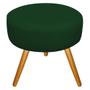 Imagem de Kit 02 Puffs Sofia Palito Mel Suede Verde - ADJ Decor