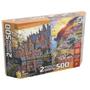 Imagem de Kit 02 Quebra-Cabeça Puzzle 500 Peças - Passeio Pela Europa