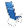 Imagem de Kit 02 Refil Cadeira de Praia Azul Modelo Reclinável Grande Tela Resistente (suporta) 180kg (não Acompanha Cadeira)