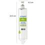Imagem de Kit 02 Refil Compatível Com Filtro Purificador de Água Consul Acqua CS Acquabios Com Tripla Filtração