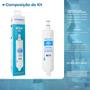 Imagem de Kit 02 Refil Compatível Com Filtro Purificador de Água Consul Acqua CS Com Tripla Filtração Acquabios