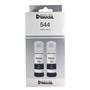 Imagem de KIt 02 Refil de tinta compatível T544 Preto para impressora Tank L3260