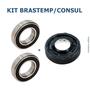 Imagem de Kit 02 Rolamentos 6006 01 Retentor baixo compatível Brastemp/Consul