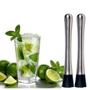 Imagem de Kit 02 Socador Macerador Inox Drinks Caipirinha Bartender