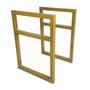 Imagem de Kit 02 Suportes Milazzo 25 cm - Dourado