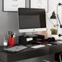 Imagem de Kit 02 Suportes Stand Base Para Monitor Soft Elevado 45cm em MDF com 01 Prateleira - Desk Design