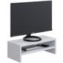 Imagem de Kit 02 Suportes Stand Para Monitores Mesa Escritório Home Office Lap L03 Branco - Lyam Decor