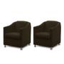 Imagem de Kit 02 tilla marrom suede para sala de estar,salão escritoria Biselos-Decor