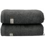 Imagem de Kit 02 Toalha De Banho Algodão Egípcio - Gigante/Banhão - Cinza - Quefren -72x150cm- LMpeter