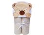 Imagem de Kit 02-toalhas de banho bebe felpuda com capuz-enxoval