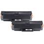 Imagem de kit 02 toner W1105a 105a compatível Sem Chip para impressora HP 107A 1k