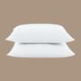 Imagem de Kit 02 Travesseiros Pluma de Ganso Sintética Soft Essentials - Branco