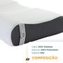 Imagem de Kit 02 Travesseiros Quantum Pillow Memory Foam - Ergonômico Híbrido 40x60cm Lottus