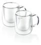 Imagem de Kit 02 Xicaras De Vidro Café Expresso Parede Dupla 80ml