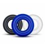 Imagem de Kit 03 Anéis masculinos silicone coloridos