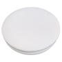 Imagem de Kit 03 Assentos Redondo Banqueta Cadeira Estofados Poltronas H02 material sintético Branco 30 cm - Lyam Decor