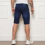 Imagem de Kit 03 Bermudas Jeans Longa Lisa Masculina 