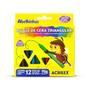 Imagem de Kit 03 Big Giz de Cera Triangular Gizão Jumbo 12 Cores Acrilex