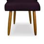 Imagem de Kit 03 Cadeira Poltrona Pétala de Flor para Penteadeira Sala Quarto material sintético Marrom - Dhouse Decor
