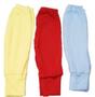 Imagem de Kit 03 calça bebê algodão pé reversível unissex