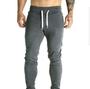 Imagem de Kit 03 calças moletom masculina jogger slim fit básica lisa - JinkingStore