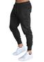 Imagem de Kit 03 calças moletom masculina jogger slim fit básica lisa