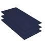 Imagem de Kit 03 Colchonete Slim 95x59cm Solteiro Para Ginástica Academia Escola Suede Azul Marinho - Ahazzo Móveis