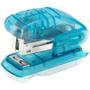 Imagem de Kit 03 Grampeador Mini Zoom Transparente até 12 Folhas c/ Extrator BRW