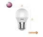 Imagem de Kit 03 lampadas led bolinha 3w 6500k 260lm biv e27-osram