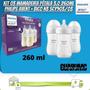 Imagem de Kit 03 Mamadeira Pétala 3.0 260ML Philips Avent + bico n3 SCY903/03